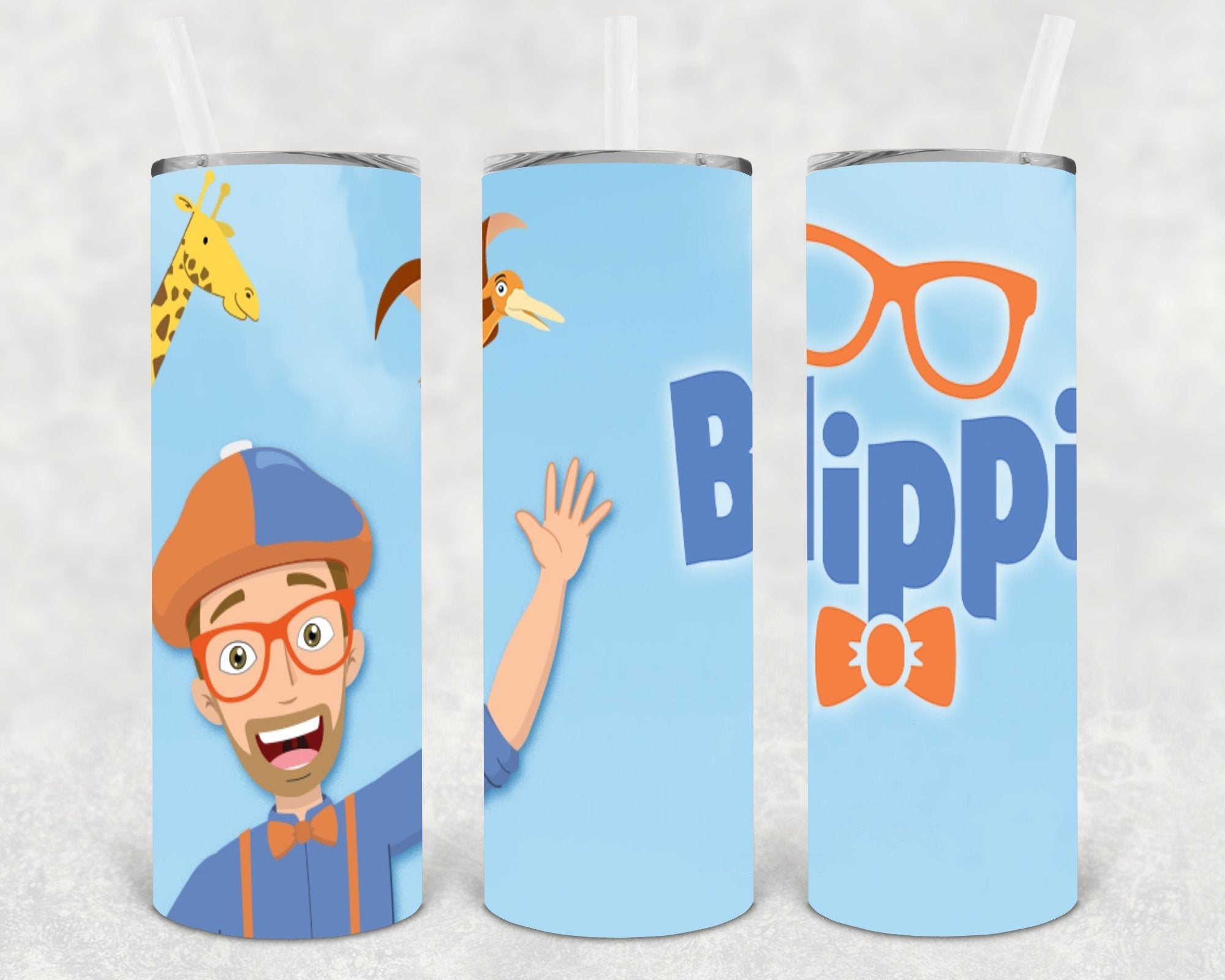 Blippi 20 oz Skinny Tumbler