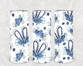Blue Easter Bunny 20 oz Skinny Tumbler
