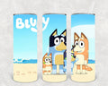 Blue Pup 20 oz Skinny Tumbler