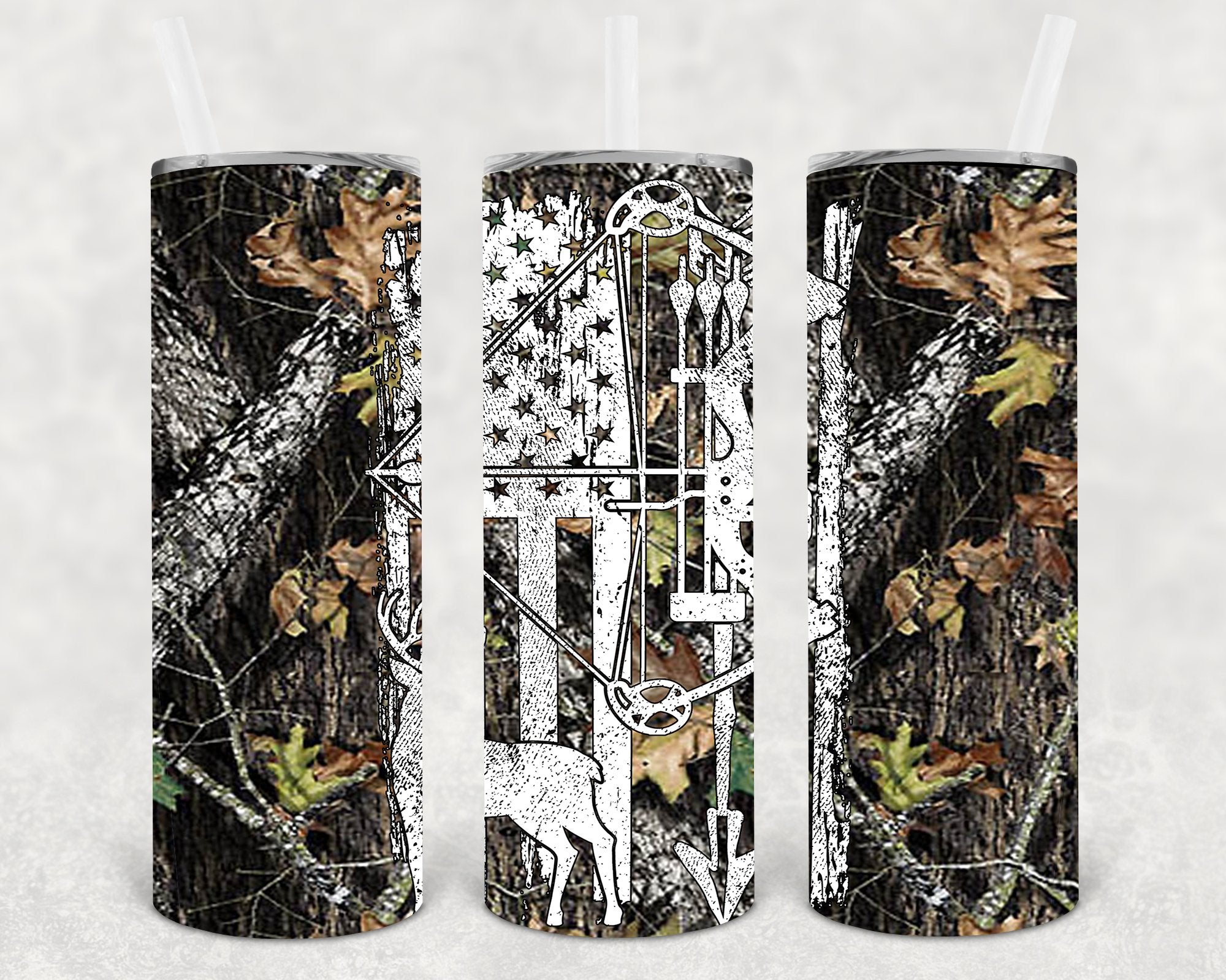 Bow Hunting 20 oz Skinny Tumbler