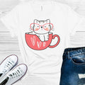 Cute Valentine Cat Graphic Tee