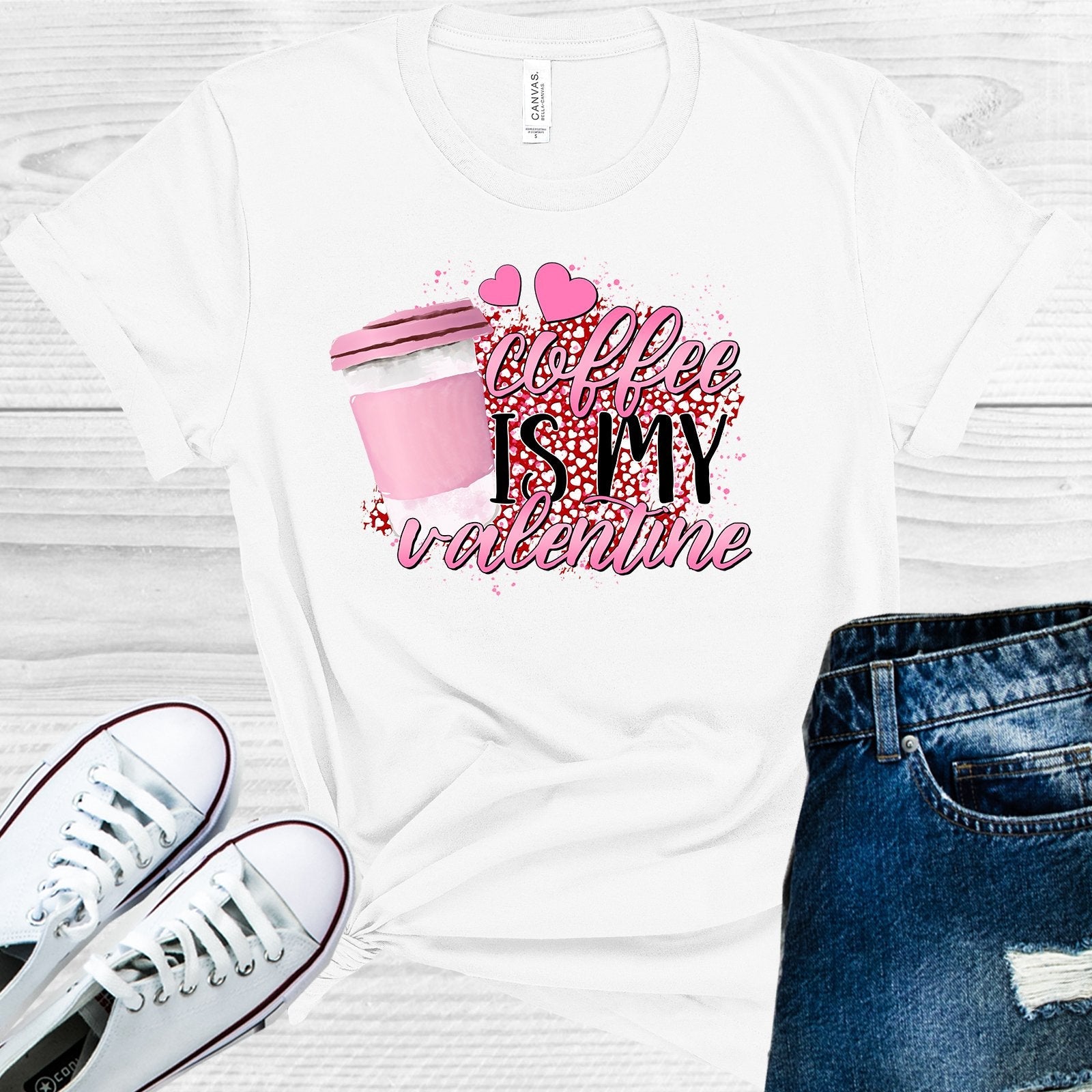 Coffee is My Valentine Graphic Tee