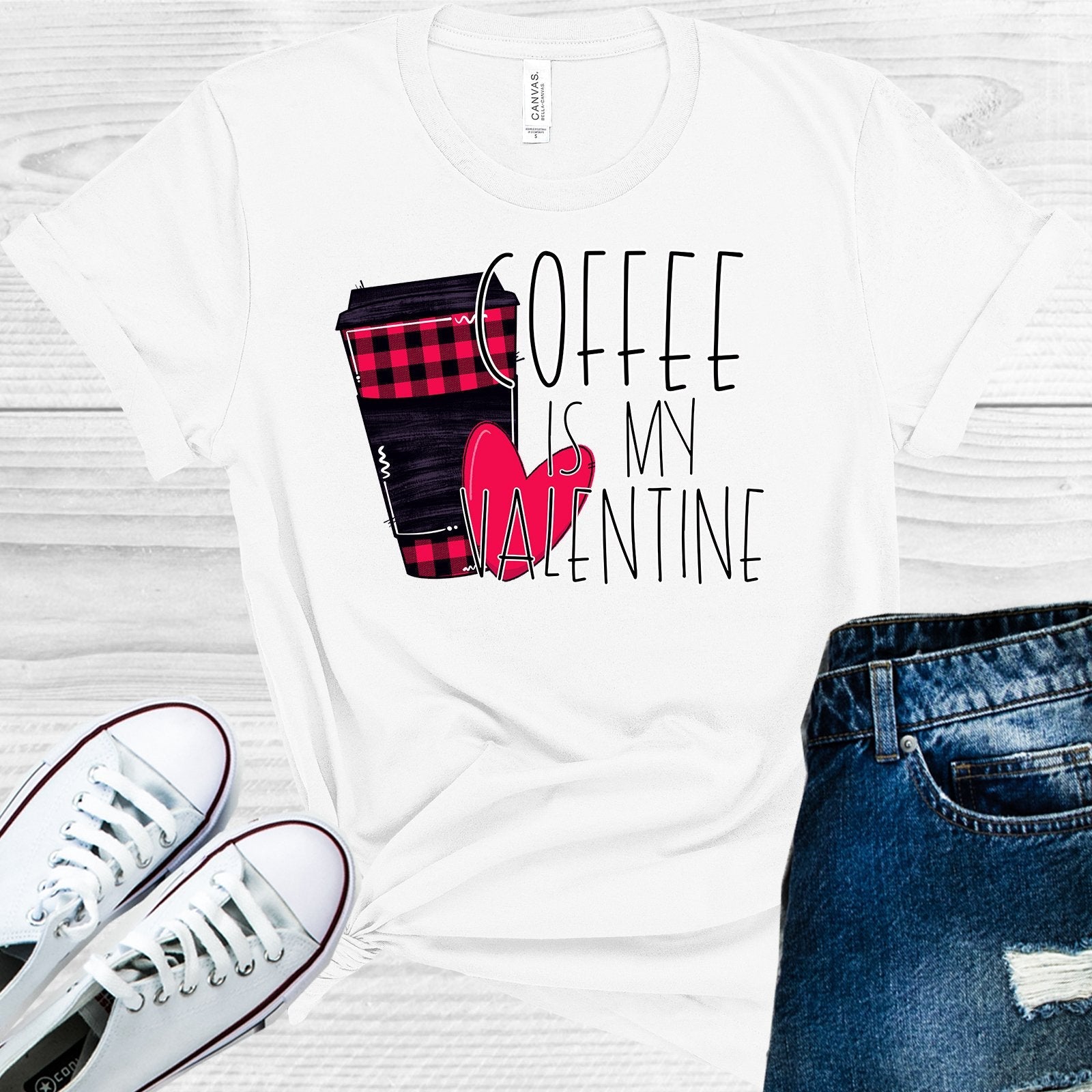 Coffee is My Valentine Graphic Tee