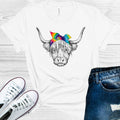 Tie Dye Highland Cow Graphic Tee