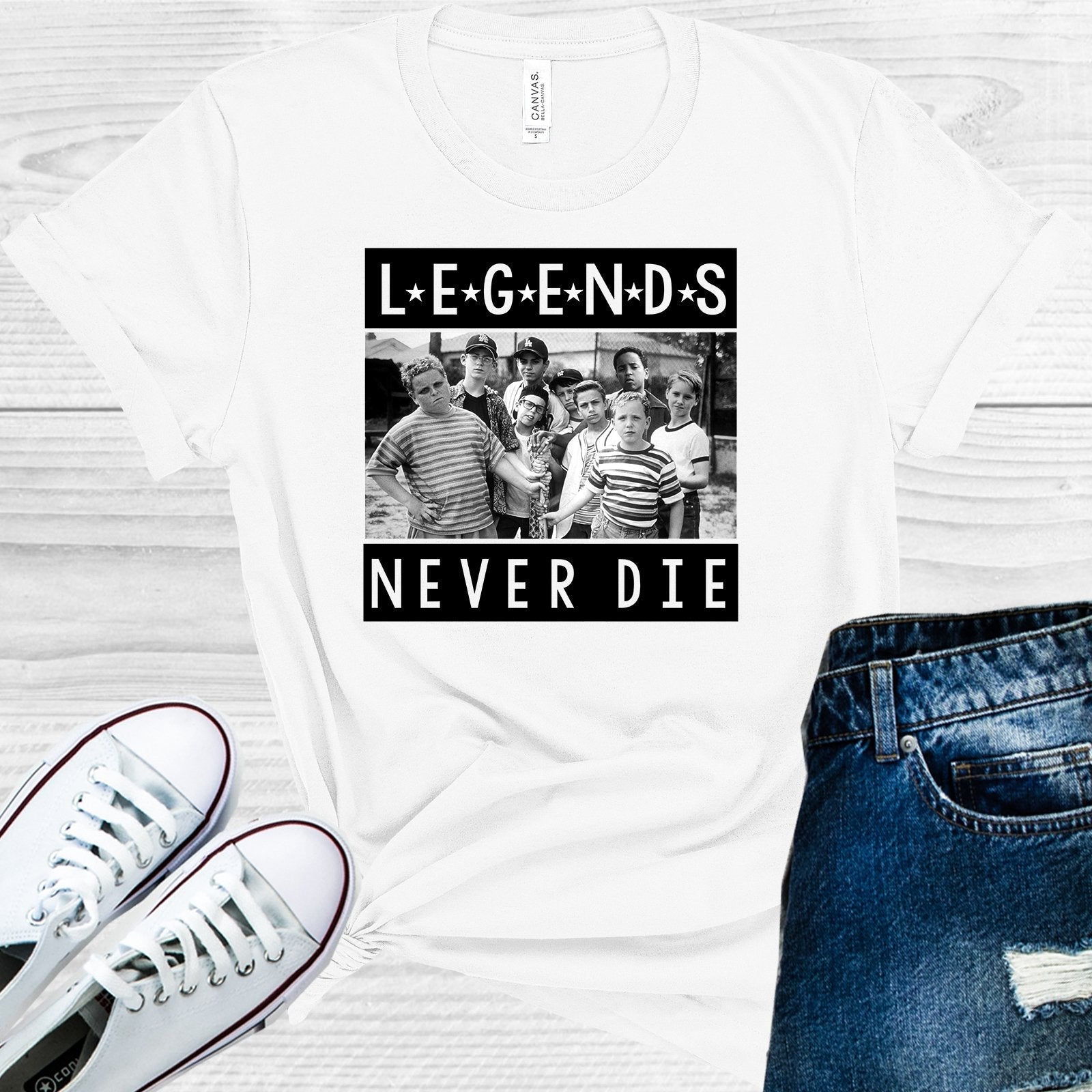 Legends Never Die Sandlot Graphic Tee
