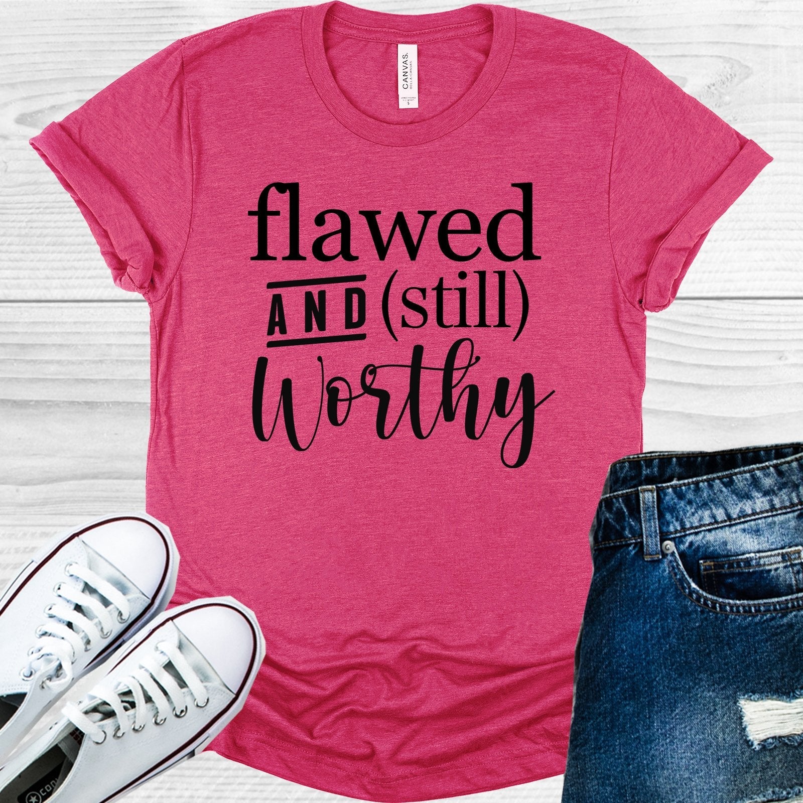 Flawed and Still Worthy Graphic Tee