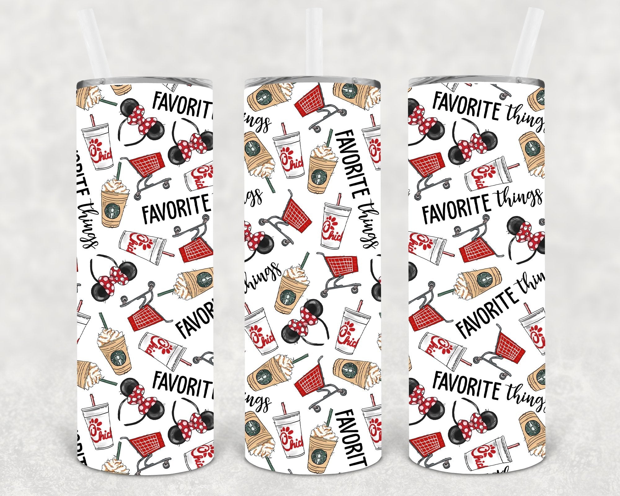Favorite Things 20 oz Skinny Tumbler