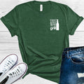 First We Open the Beer Then We Grill Pocket Graphic Tee