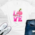 Love Pink Pumpkin Graphic Tee