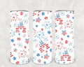 Patriotic Castle 20 oz Skinny Tumbler