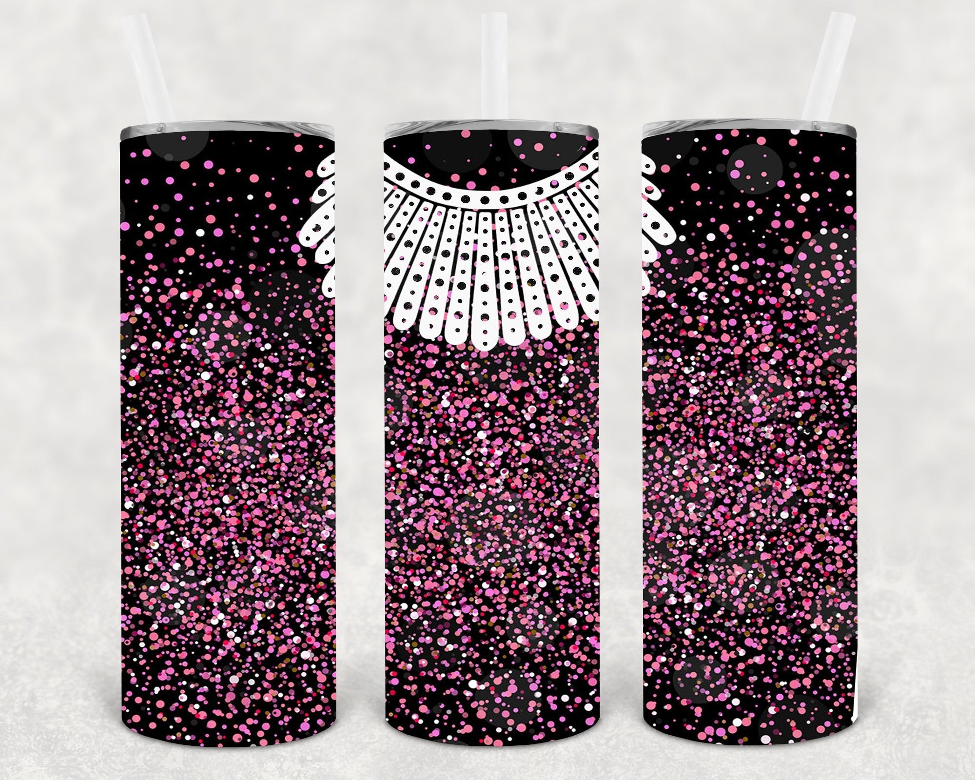 RBG Necklace 20 oz Skinny Tumbler