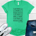I Will Teach You Because I Care Graphic Tee