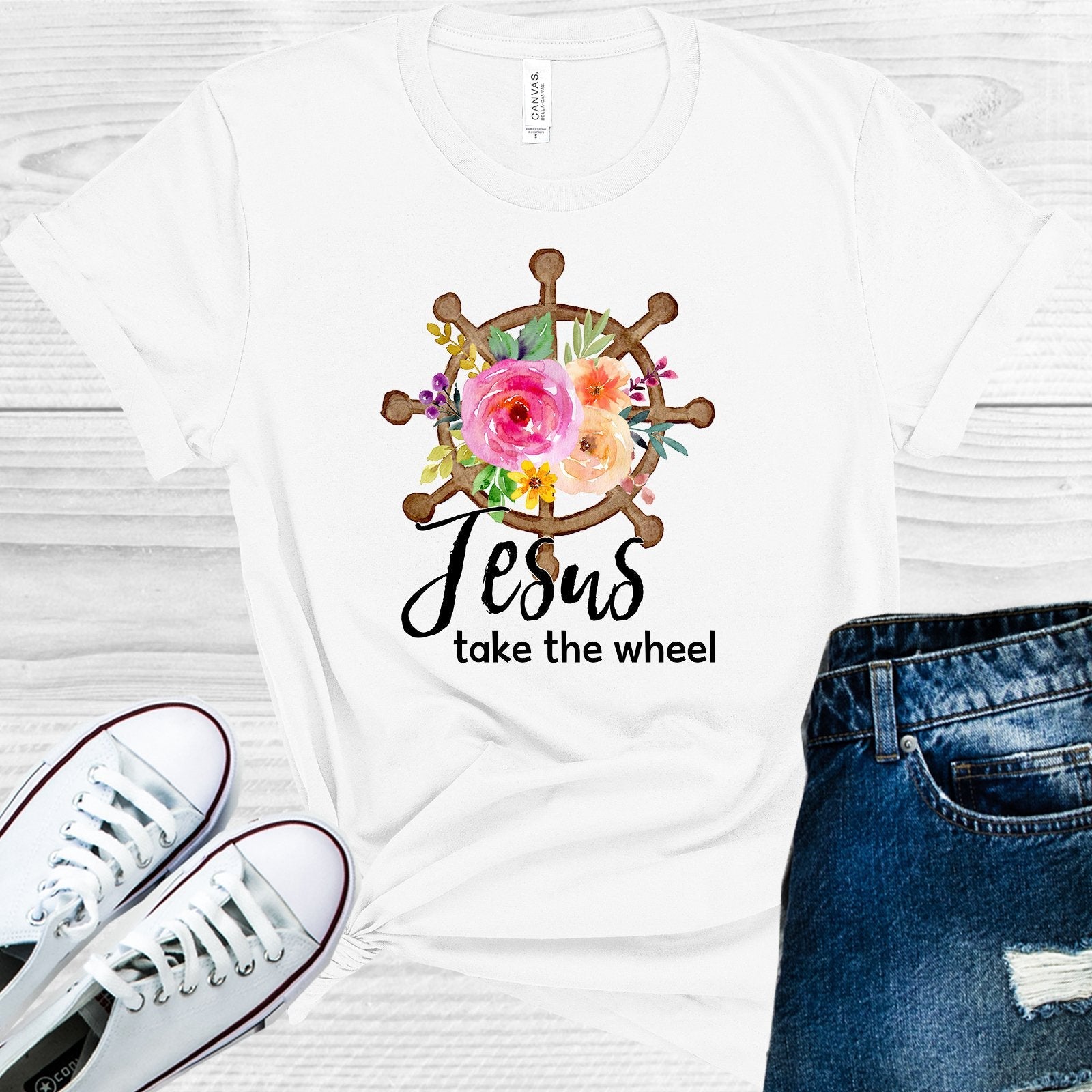 Jesus Take the Wheel Graphic Tee