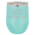 WTF Wine Turkey Family 12 oz Polar Camel Wine Tumbler
